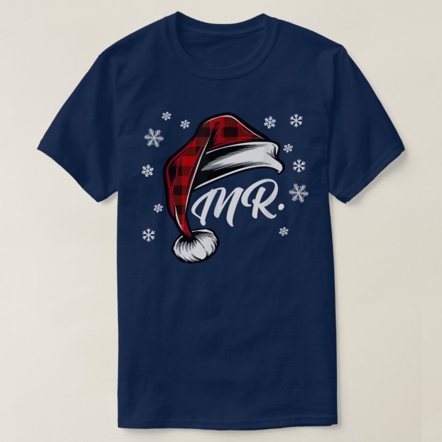 T-shirt M. et Mme Santa Claus  (Design devant)