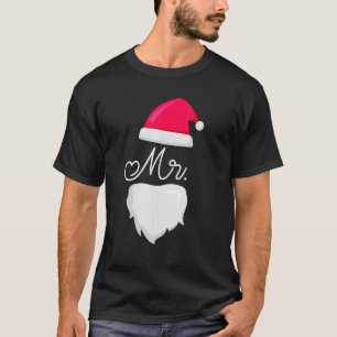 T-shirt M. Et Mme Santa Claus Couples De Pyjamas Correspon