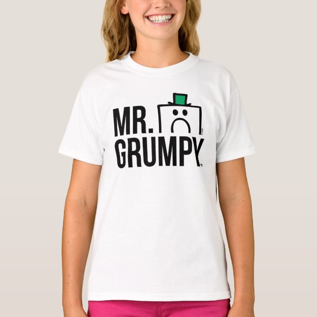 T-shirt M. Grumpy | Tête de regard sur le nom (Devant)