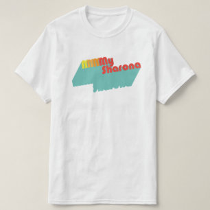 T-shirt M-M-m-Ma typographie de citation de musique de
