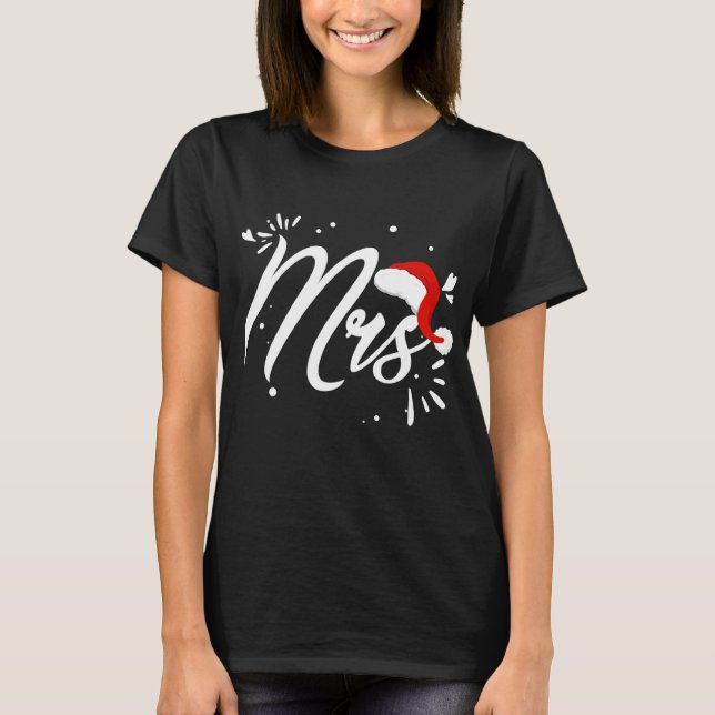T-shirt M. Mme Claus Pajamas M. Red Père Noël (Devant)