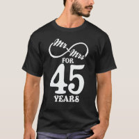 M. & Mme Pour 45 Anniversaire du 45e Mariage