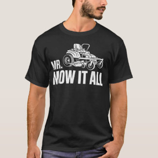 T-shirt M. Mow-It-All Tondeuse à Gazon Drôle Paysagiste