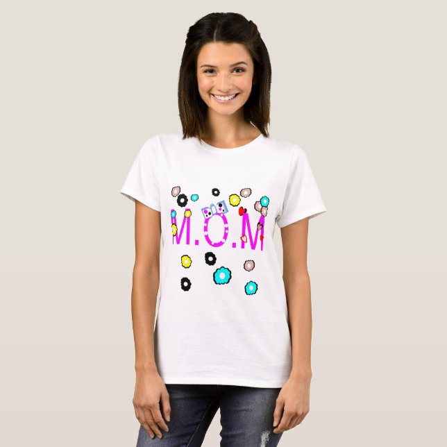 T-shirt M.O.M Sweet Maman (Devant entier)