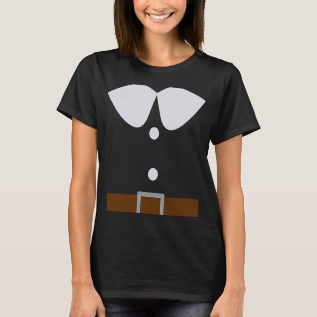 T-shirt M. Pilgrim Costume d'Halloween pour les couples (Devant)