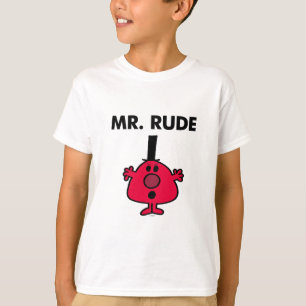T-shirt M. Rude   Colère à visage rouge