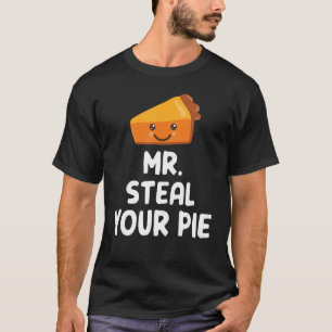 T-shirt M. Steal Your Pie Vintage Thanksgiving Funny Costu