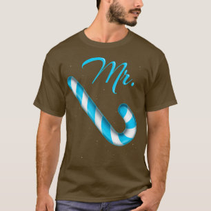 T-shirt M. Sucre de canne Mme Merry et Bright Pink et Blue