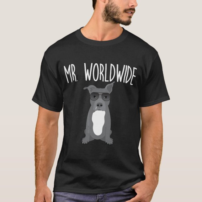 T-shirt M. Worldwide Pitbull (Devant)
