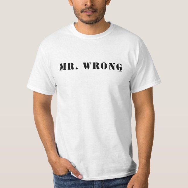 T-shirt M. Wrong (Devant)