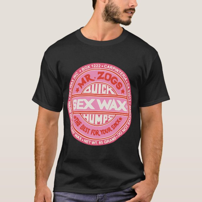 T-shirt M. Zogs Cercle En Rose Chaud Préppy (Devant)