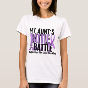 T-shirt Ma bataille trop 1 tante lymphogranulomatose