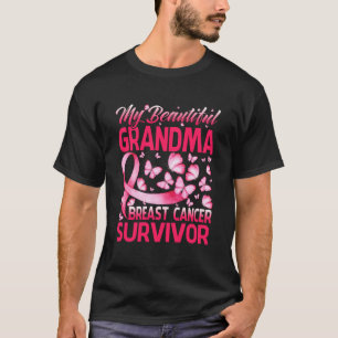 T-shirt Ma belle grand-mère Survivante du cancer du sein