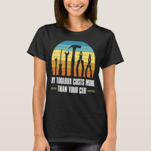 T-shirt Ma Boîte à outils coûte plus cher que votre voitur
