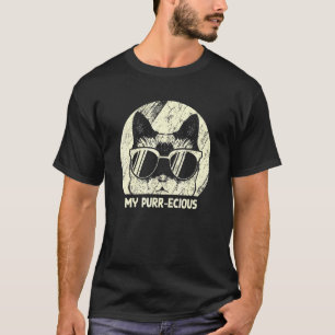 T-shirt Ma chatte précieuse maman couples papa chat Anni