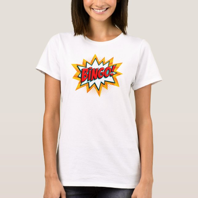 T-shirt Ma chemise de Bingo, J'aime le Bingo (Devant)