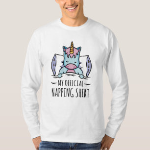 T-shirt Ma chemise de sieste officielle avec sommeil Unico