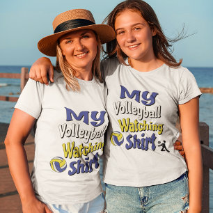 T-shirt Ma chemise d'observation de volley-ball