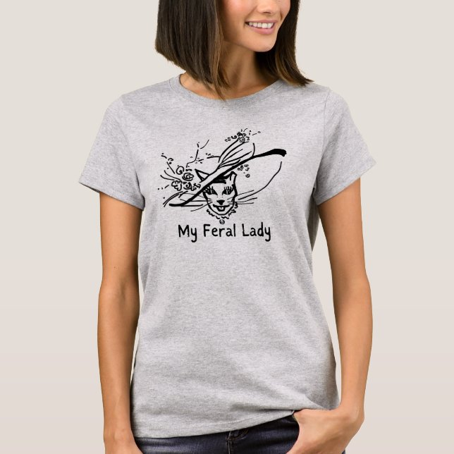 T-shirt Ma chemise Feral Lady (Devant)