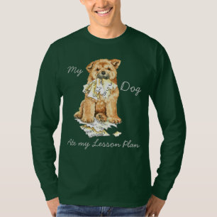 T-shirt Ma chow-chow de bouffe a mangé mon plan de cours