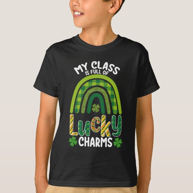 T-shirt Ma Classe Est Pleine De Charmes Chanceux St Patric (Devant)