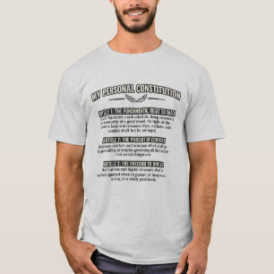 T-shirt Ma Constitution Personnelle Snack Confort Liberté