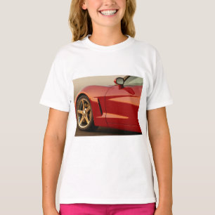 T-shirt Ma Corvette rouge
