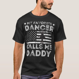 T-shirt Ma danseuse préférée m'appelle danse papa ballet g