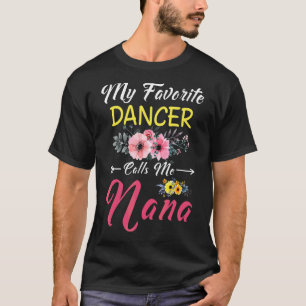 T-shirt Ma danseuse préférée m'appelle Nana Flowers Family