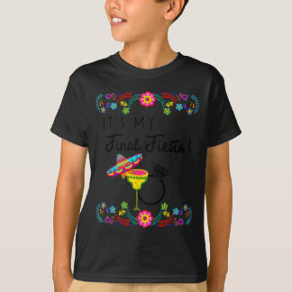 T-shirt Ma dernière mariée de fiesta femme enterrement de 