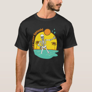 T-shirt Ma dernière mariée squelette de fête de Splash Bea