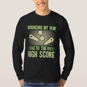 T-shirt Ma façon de rebondir vers la machine à billard à s