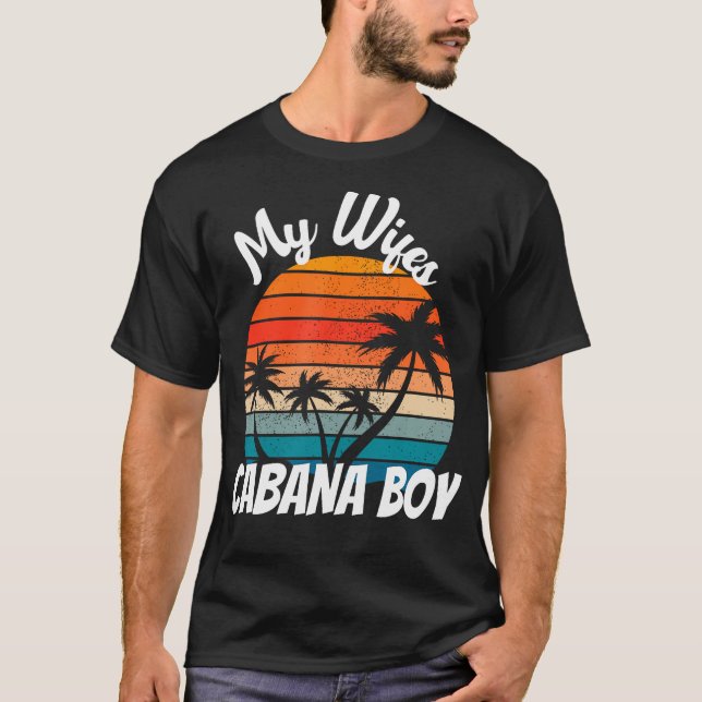 T-shirt Ma Femme Cabana Garçon Ever Bartender Pool (Devant)
