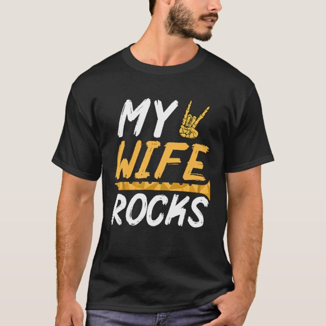 T-shirt Ma Femme Roche Flute & Flute 3 (Devant)