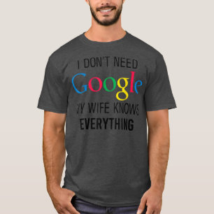 T-shirt Ma Femme Sait Tout Amusant Mari Papa Groom19