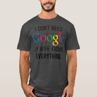 T-shirt Ma Femme Sait Tout Amusant Mari Papa Groom19