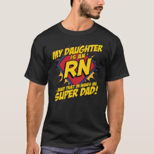 T-shirt Ma fille est avocate et ça me rend super