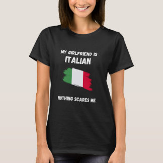 T-shirt Ma Fille Est Italienne Rien Ne Me Fait Peur Italie