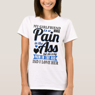 T-shirt Ma Fille Est Une Grosse Douleur Que Je L'Aime