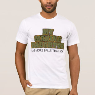T-shirt Ma fille marine