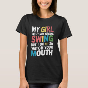 T-shirt Ma Fille Ne Chantera Peut-Être Pas Toujours, Mais 