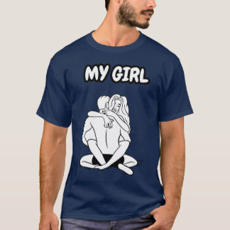 T-shirt Ma fille sexy drôle