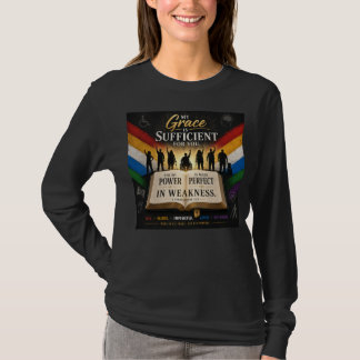 T-shirt Ma Grâce Est Suffisante Fierté Des Personnes Handi