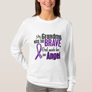 T-shirt Ma grand-maman est un Cancer pancréatique d'ange