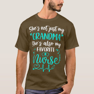 T-shirt Ma Grand-Mère Est Une Infirmière Fière Infirmière 