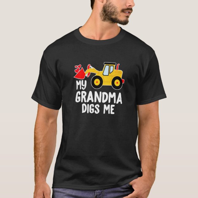 T-shirt Ma grand-mère me dièse 1 (Devant)