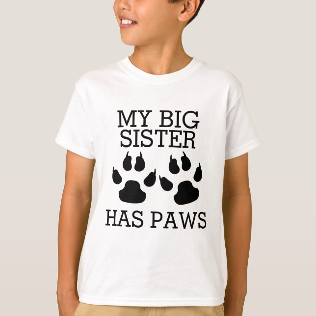 T-shirt Ma Grande Soeur A Des Patrouilles (Devant)