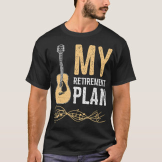 T-shirt Ma guitare de retraite