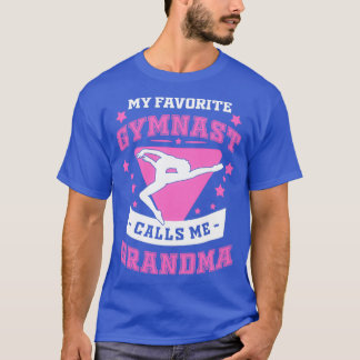 T-shirt Ma Gymnaste Favorite M'Appelle Grand-Mère