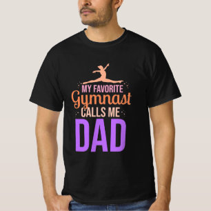 T-shirt Ma Gymnaste Favorite M'Appelle Papa